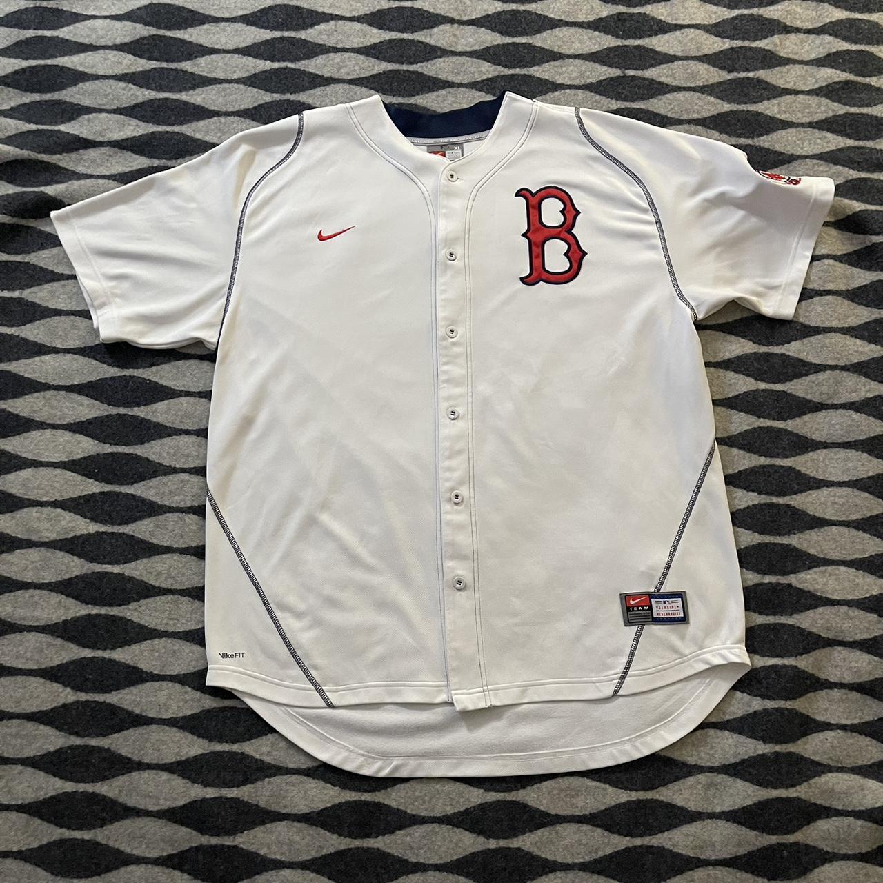 Nike MLB Boston Red Sox Short Sleeve T-Shirt Grey