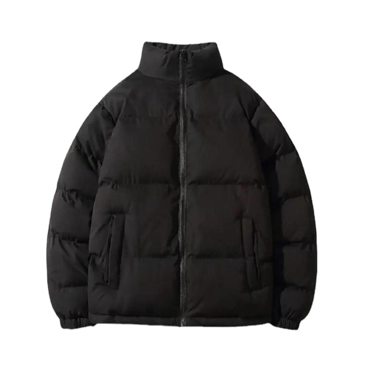 Y2K Style Thick Parka Jacket in Black Sizes S-XXL... - Depop