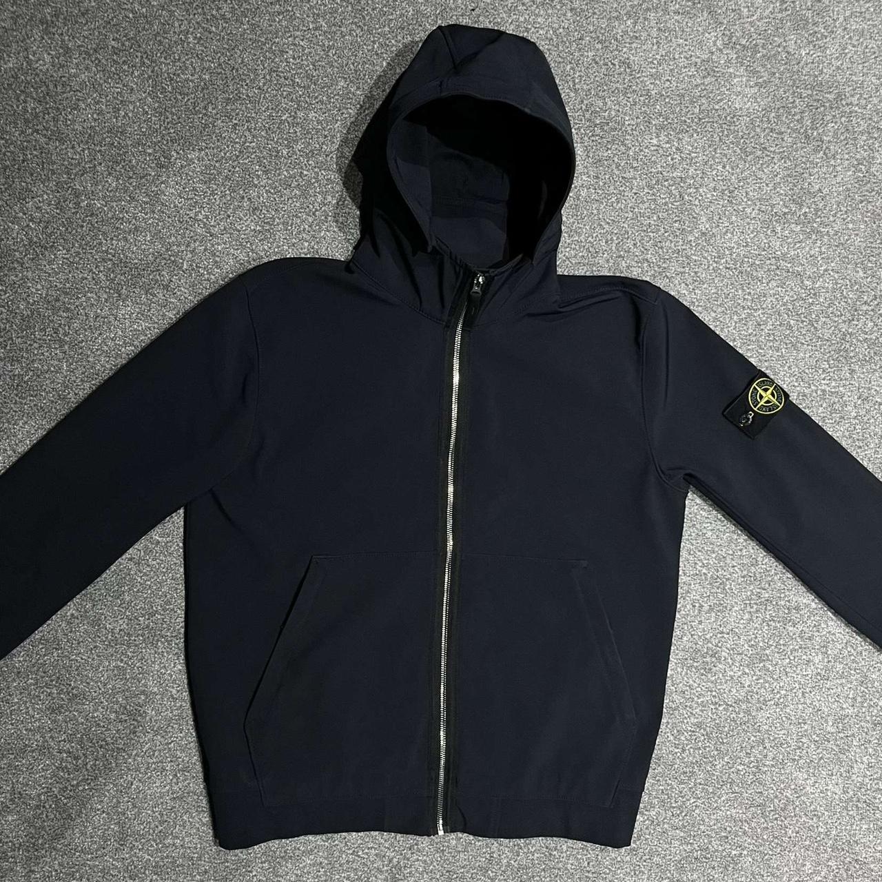 Mens soft shell on sale stone island jacket