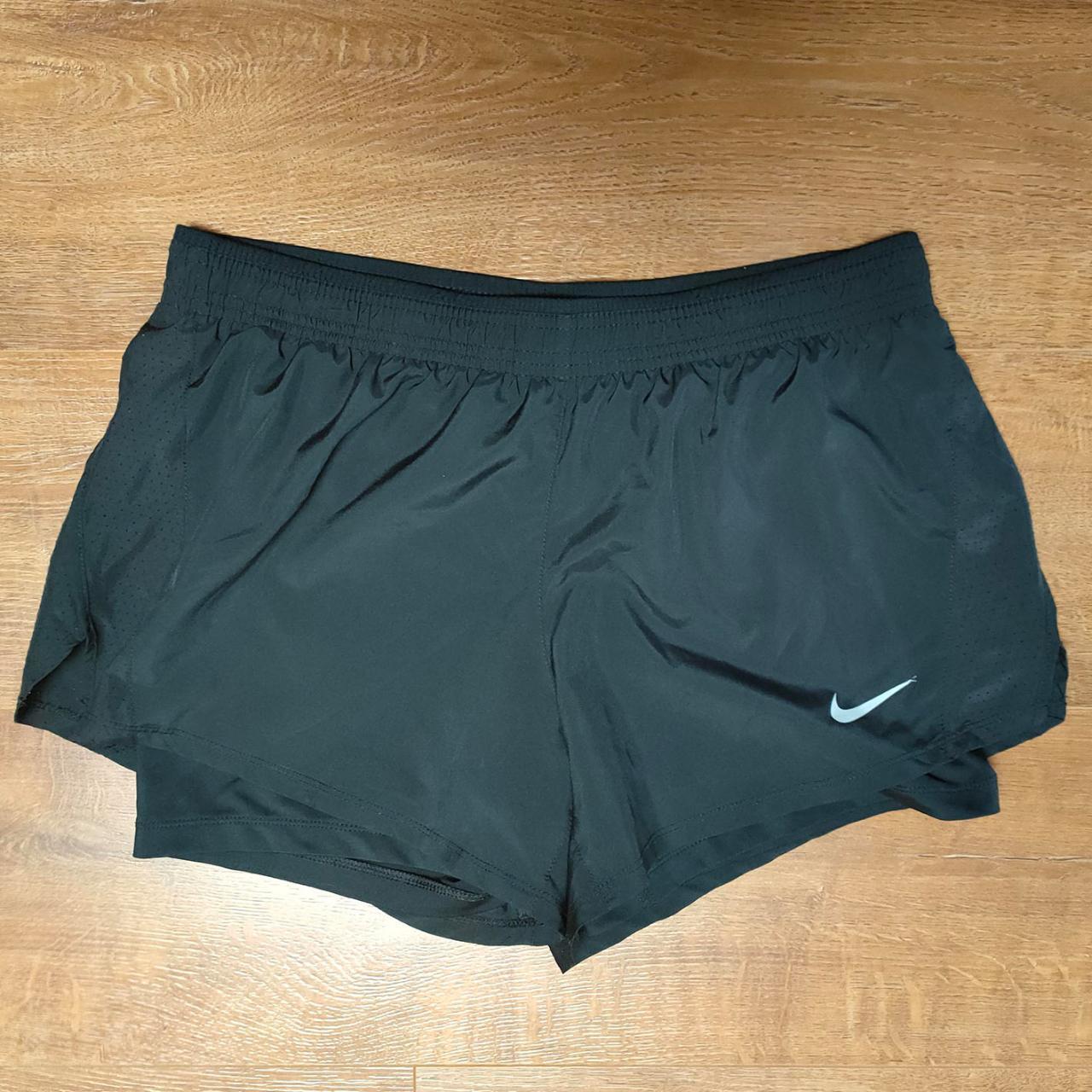 Nike Black Dri-Fit Running Shorts Size L Fair... - Depop