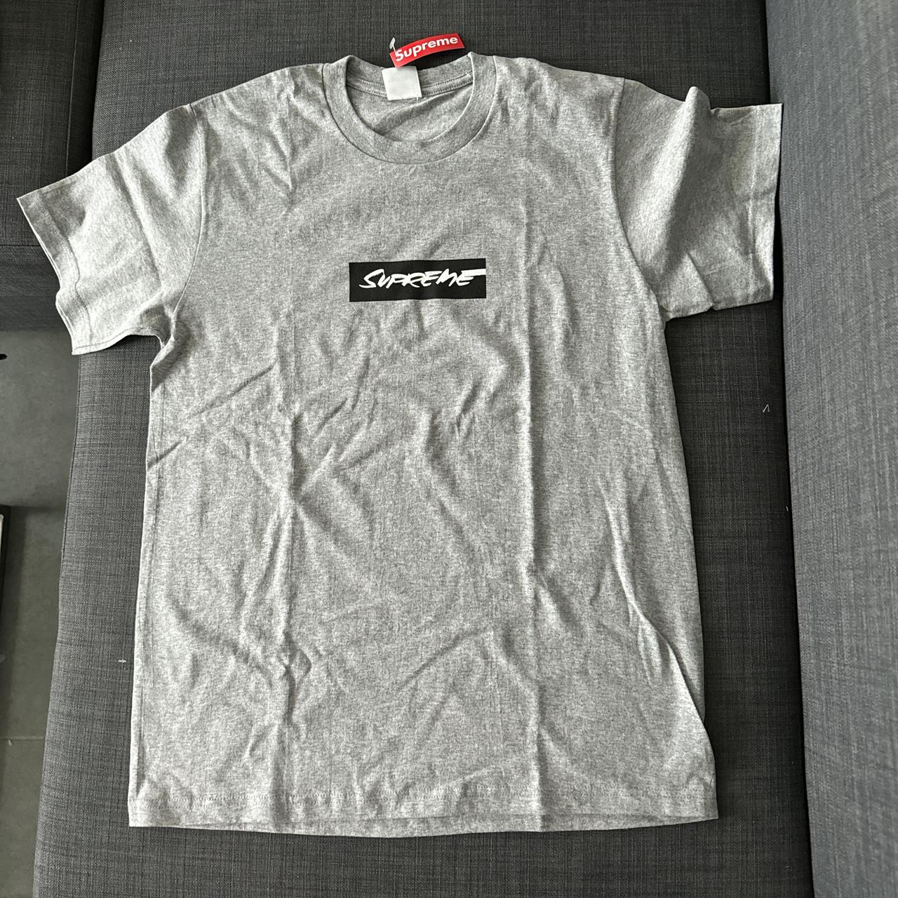 Supreme Futura Box Logo Grey Size : Small Condition... - Depop