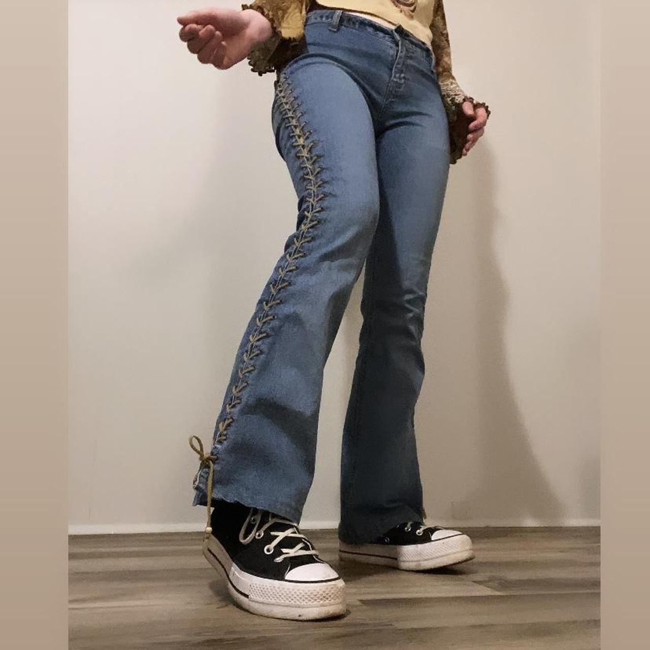 mudd lace up jeans