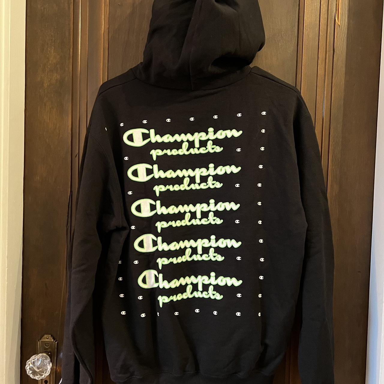 Neon champion hoodie best sale