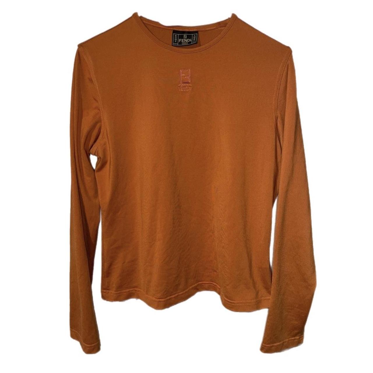 Fendi orange outlet t shirt