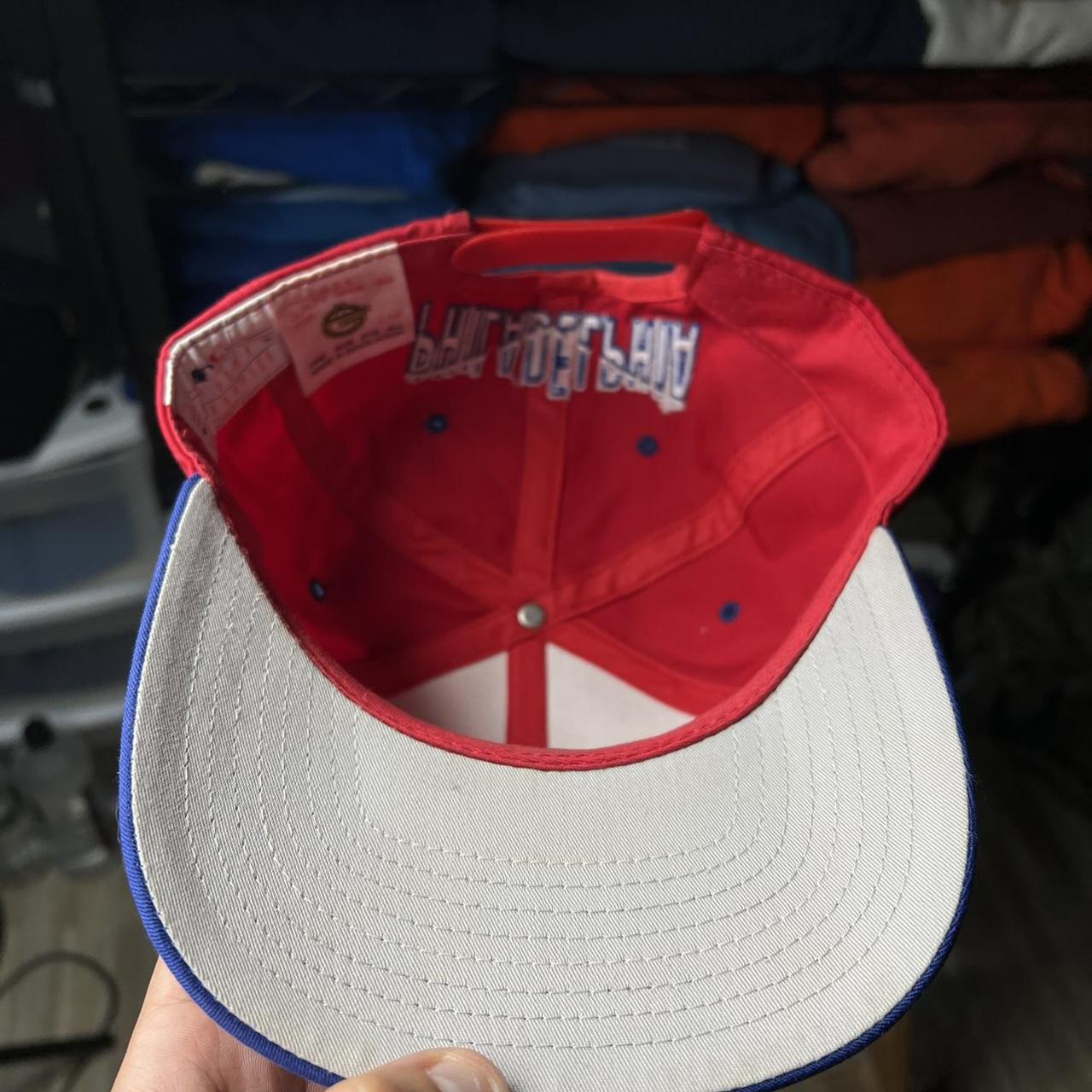 PHILADELPHIA PHILLIES VINTAGE 90s MLB SNAPBACK HAT - Depop