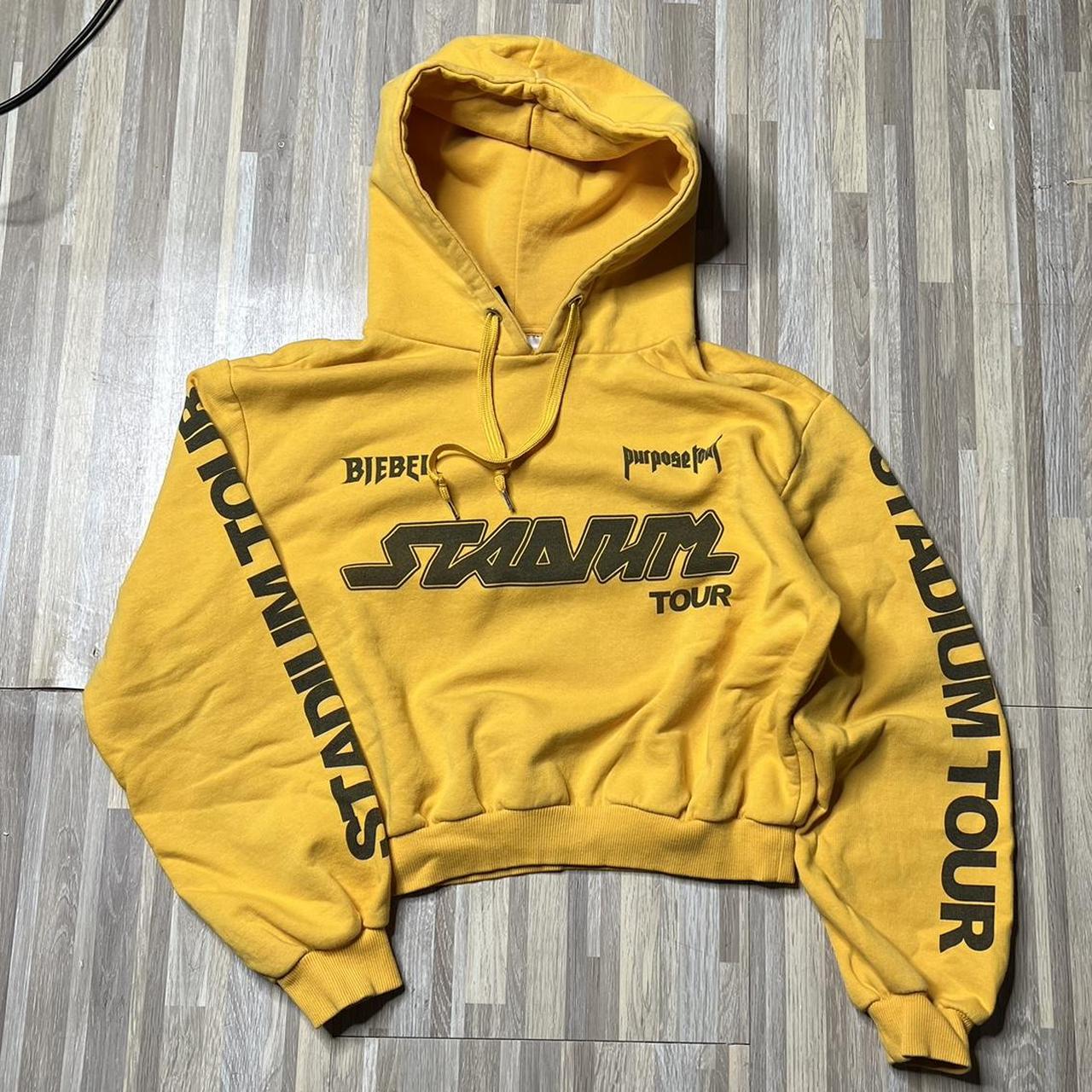 Bieber store yellow hoodie