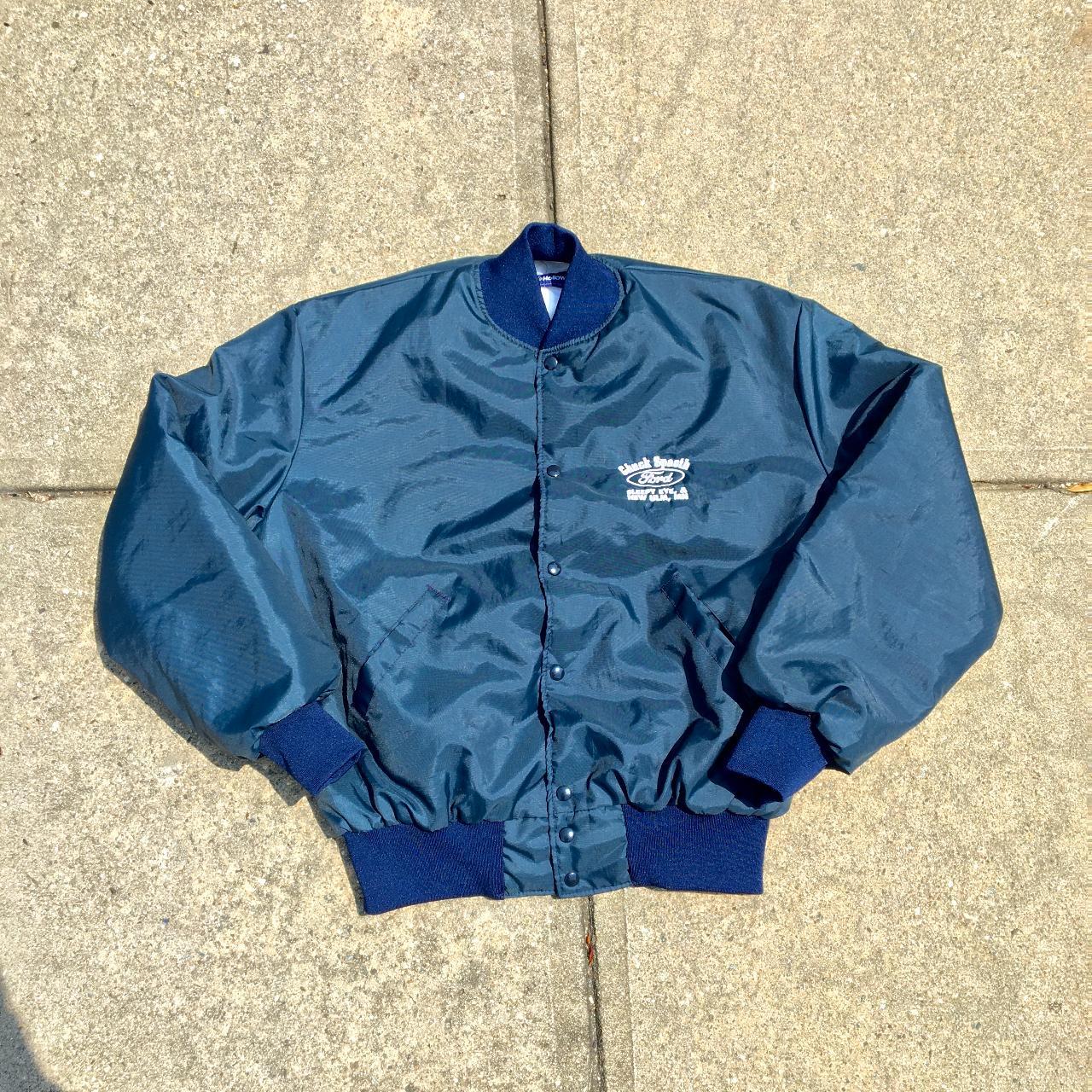 Vintage 90s Ford Mechanic Work Wear Uniform Bomber... - Depop