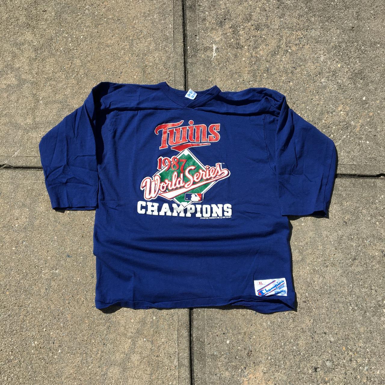 80s Minnesota Twins World Series Champs t-shirt Large - The