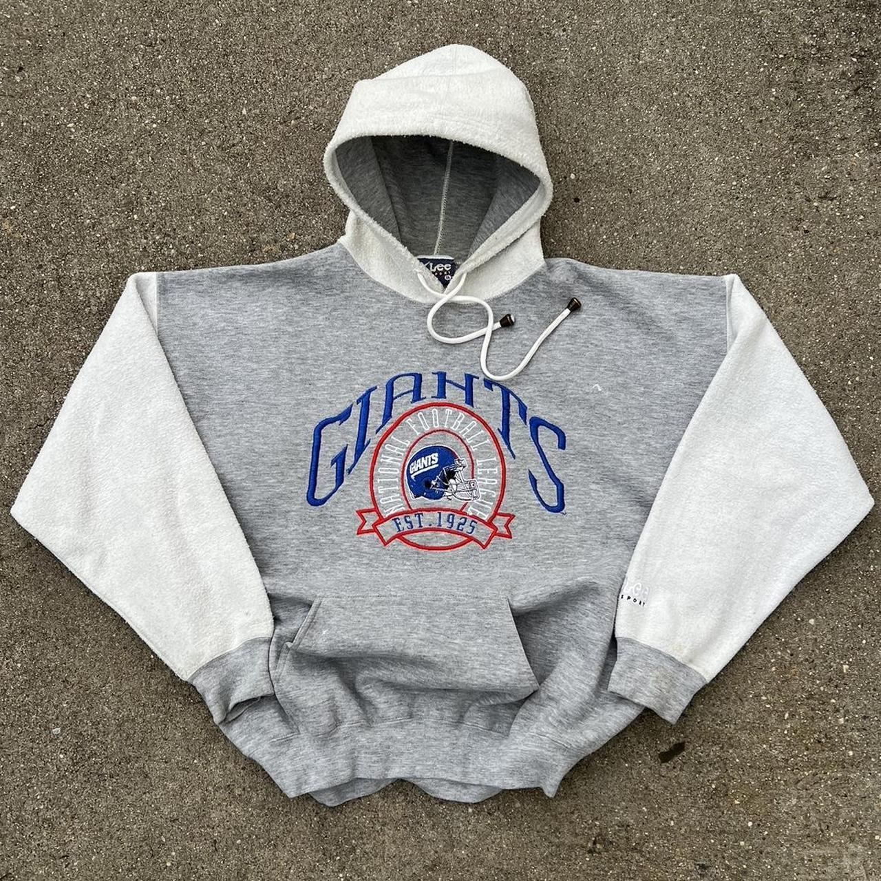 Vintage Lee Sport NFL New York outlet Giants Gray Sweatshirt Size Medium