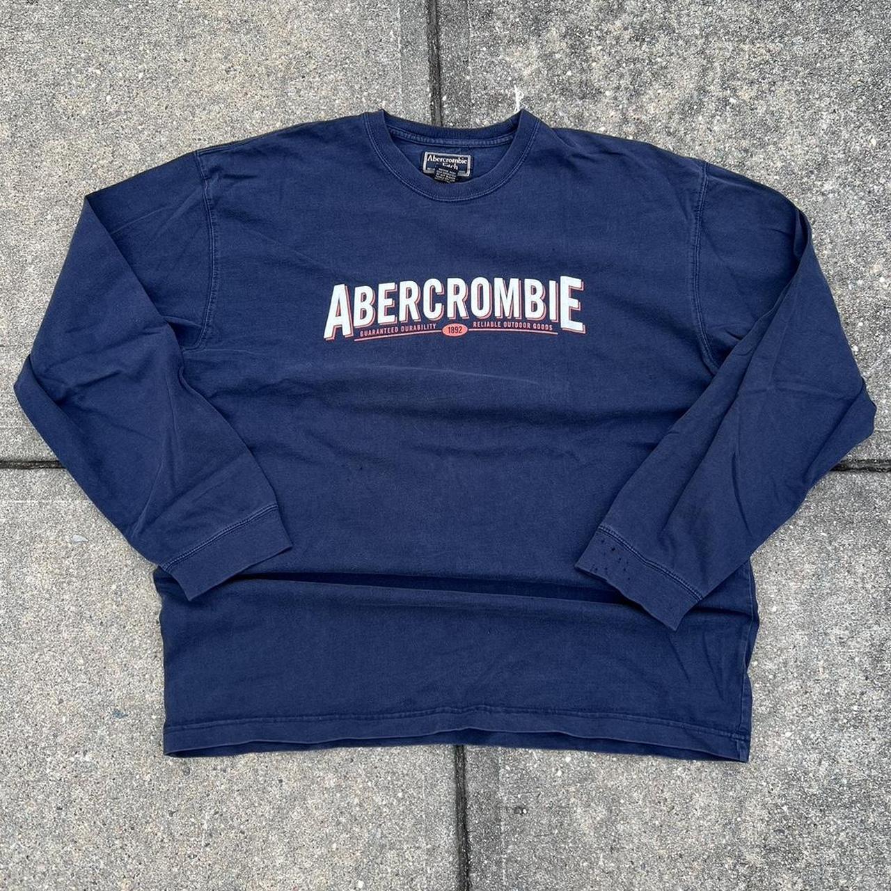 Vintage Y2K Abercrombie & Fitch Long Sleeve... - Depop