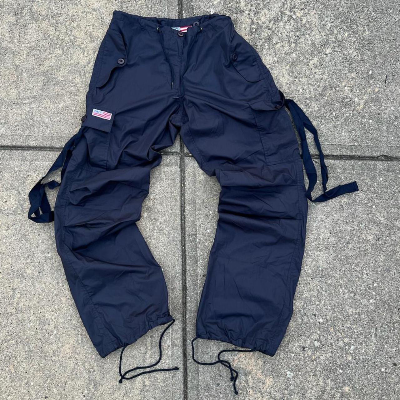 Vintage 90s OLD NAVY Cargo Pants Khaki Green Military