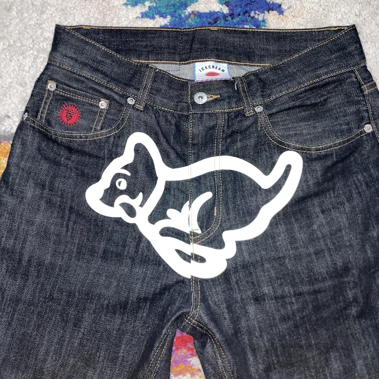 RUNNING PUPPY DENIM PANTS BLACK runningpuppy...