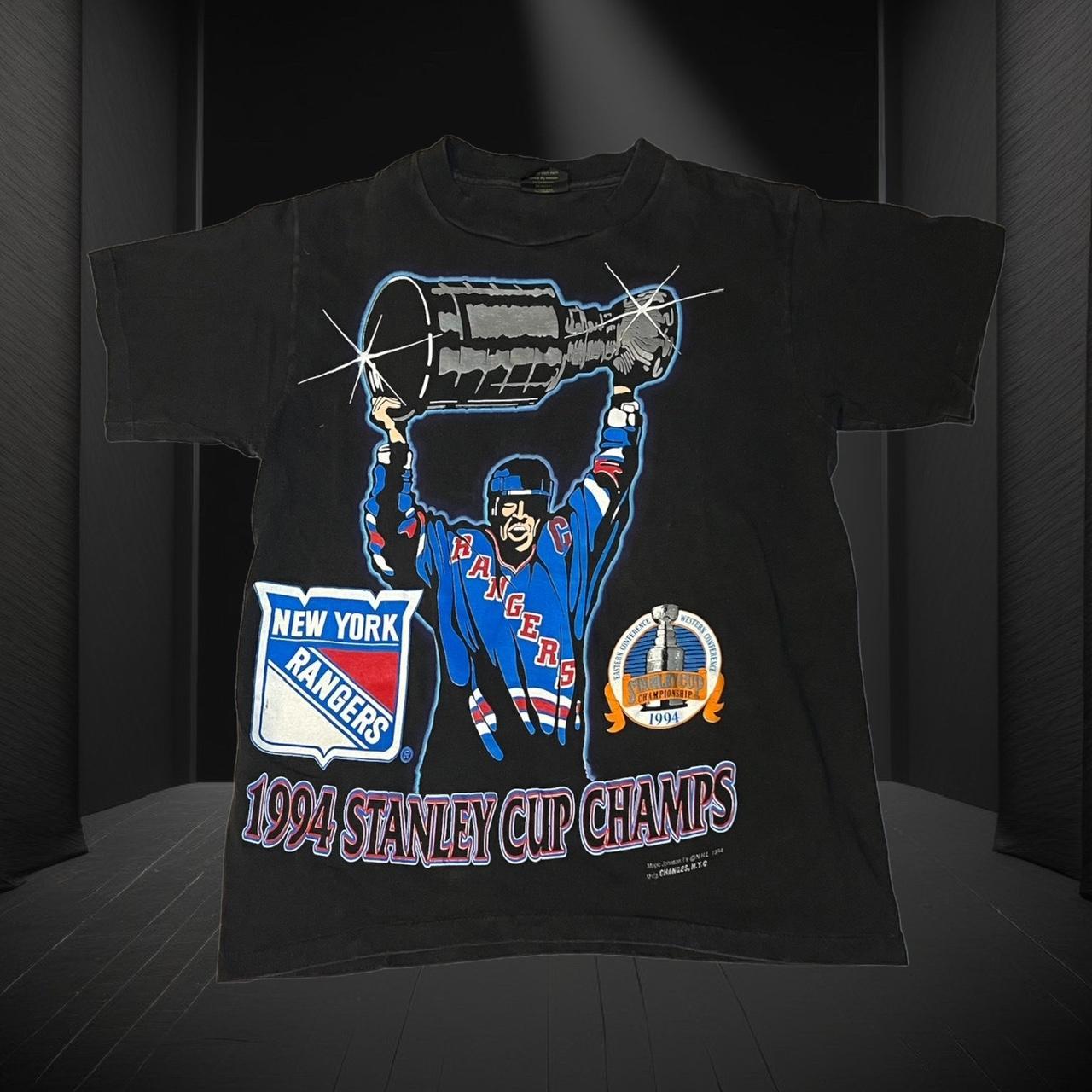 Vintage New York Rangers Stanley Cup Champs 1994 Hockey T 