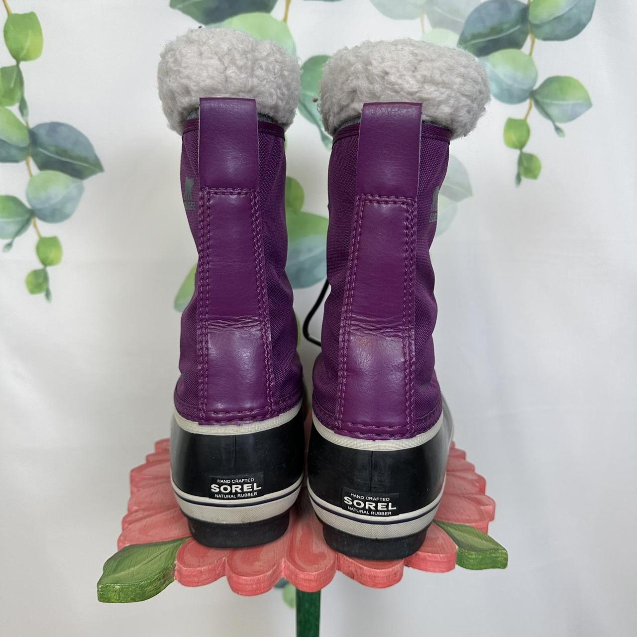 Sorel Women's Purple and White Boots (3)