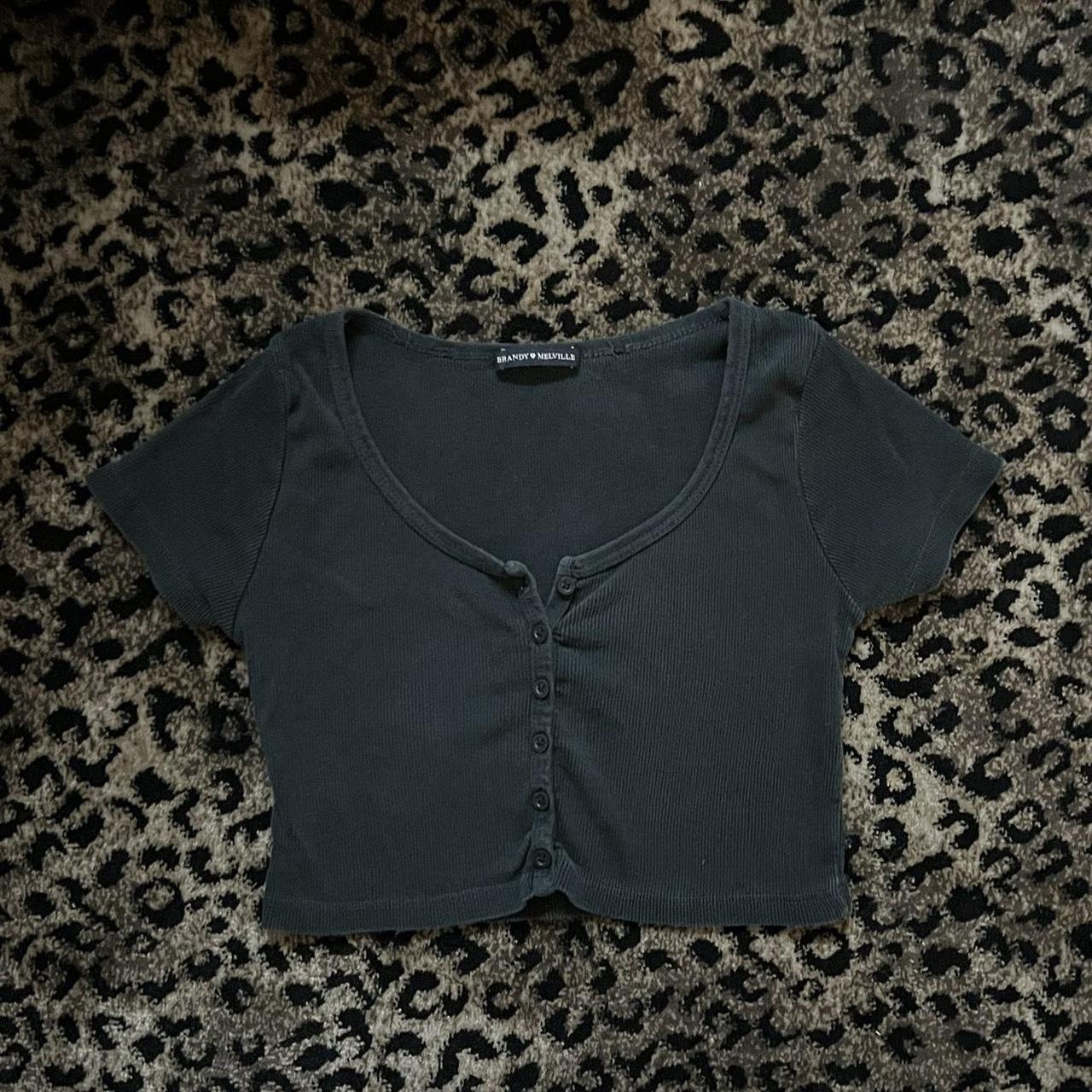 cute brandy button up Depop