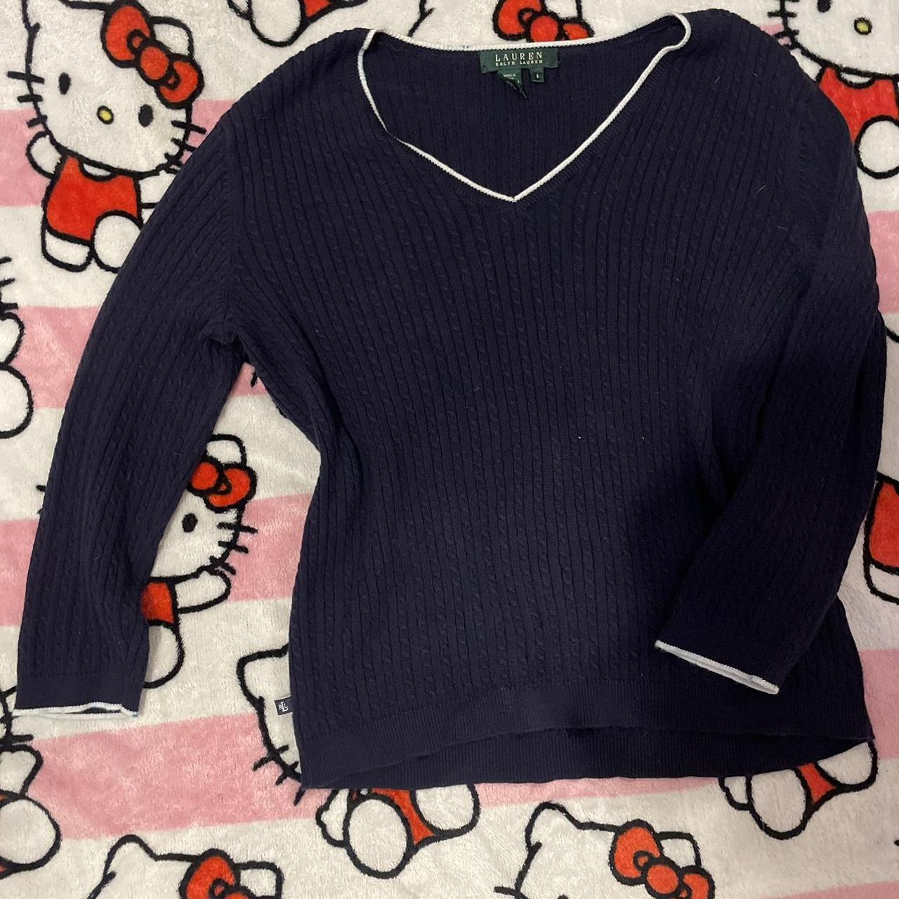 Lauren Ralph sweater it is a small but is oversized!... - Depop