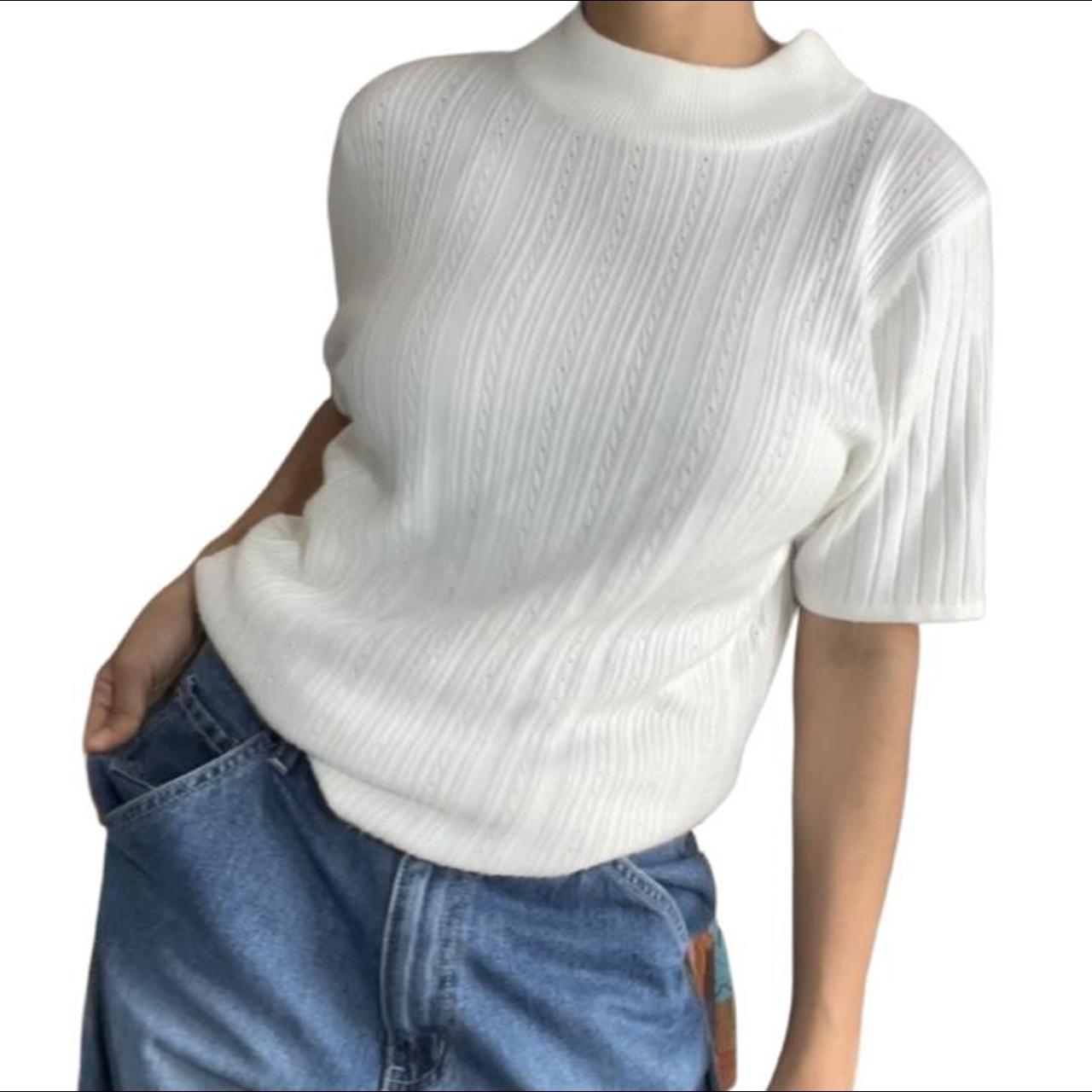 Dion Lee Women's White and Cream Jumper