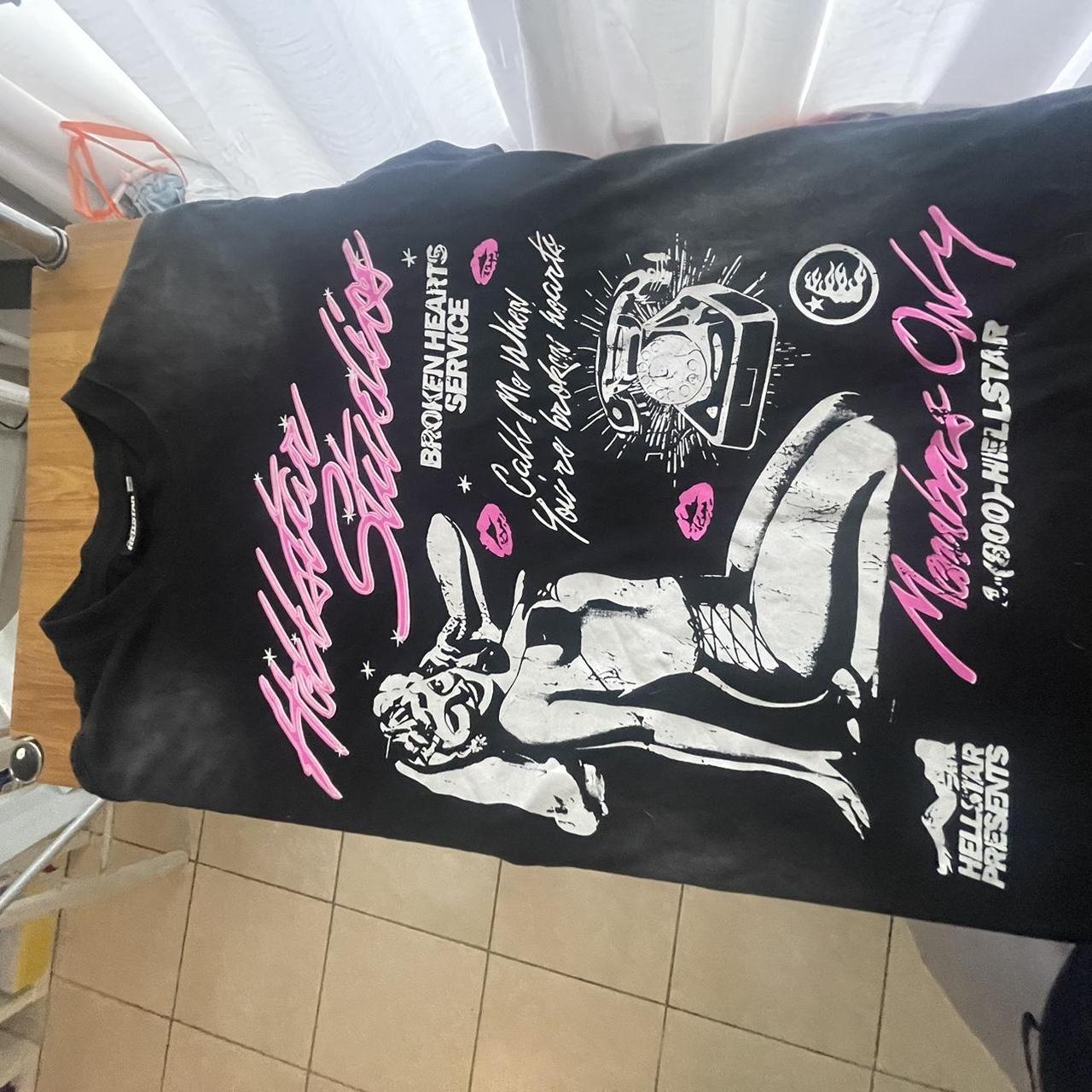 Hellstar “Broken Heart Services” Graphic T-Shirt. | Depop