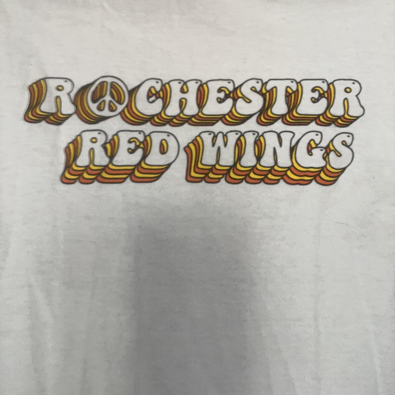 adorable vintage 70s style rochester red wings