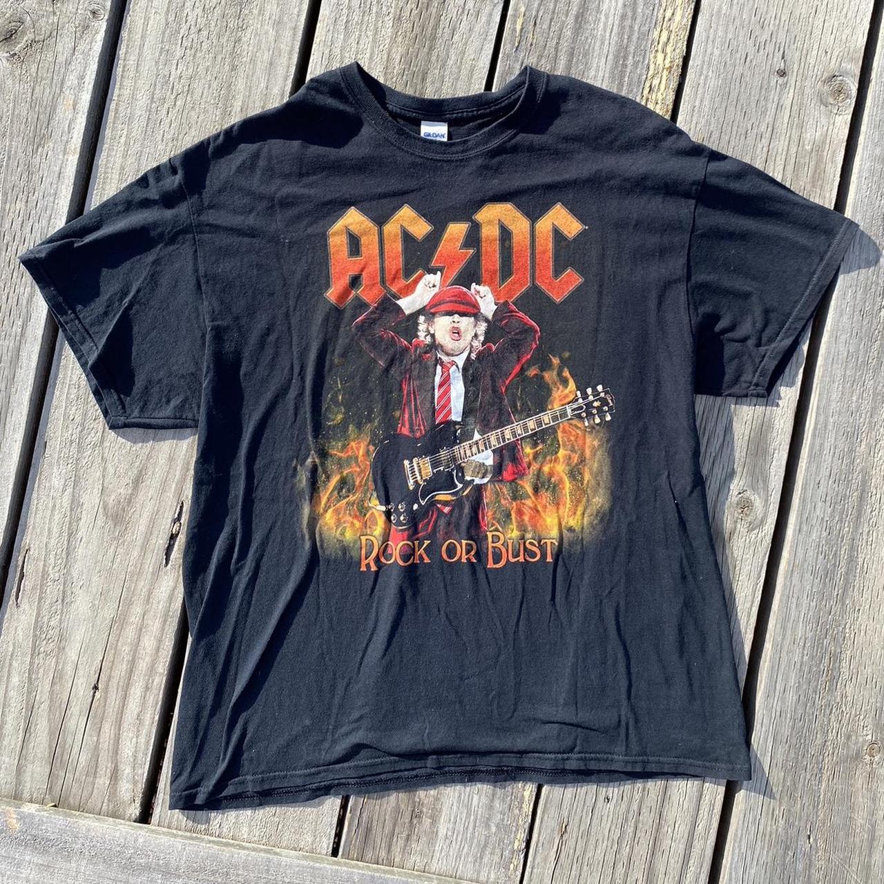 Official AC/DC Australian Tour Merch T Shirt Size XL Depop