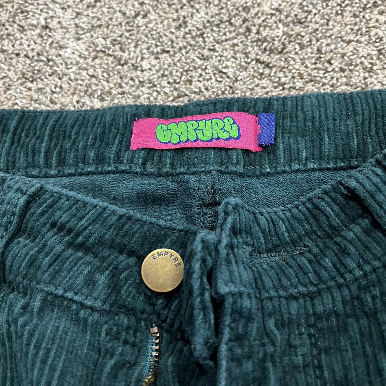 Emerald green corduroy empyres 🛹🎱🩻 - Depop