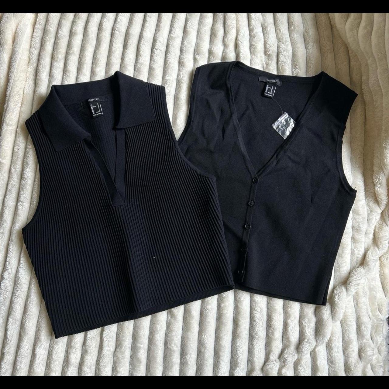 Forever 21 Women's Blouse Black M – Forever21 sleeveless