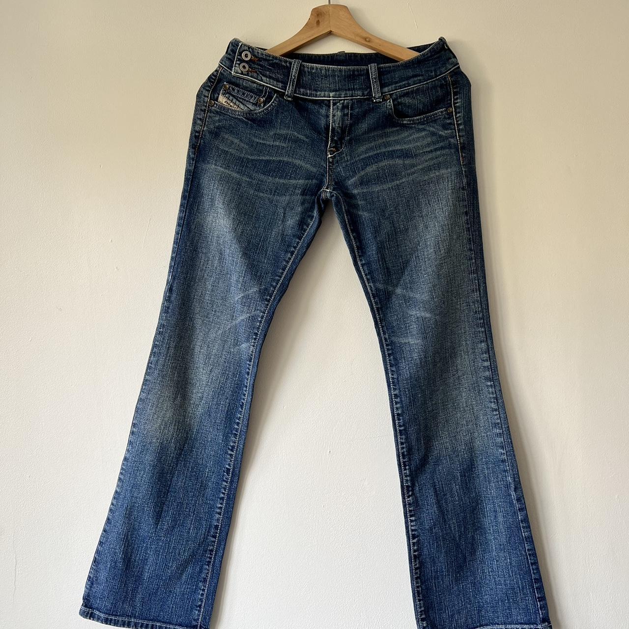 Diesel Women's Blue Jeans | Depop