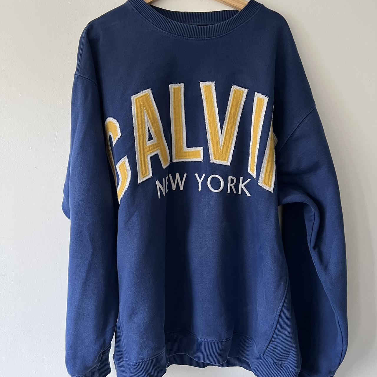 Calvin Klein oversized blue sweatshirt Very similar