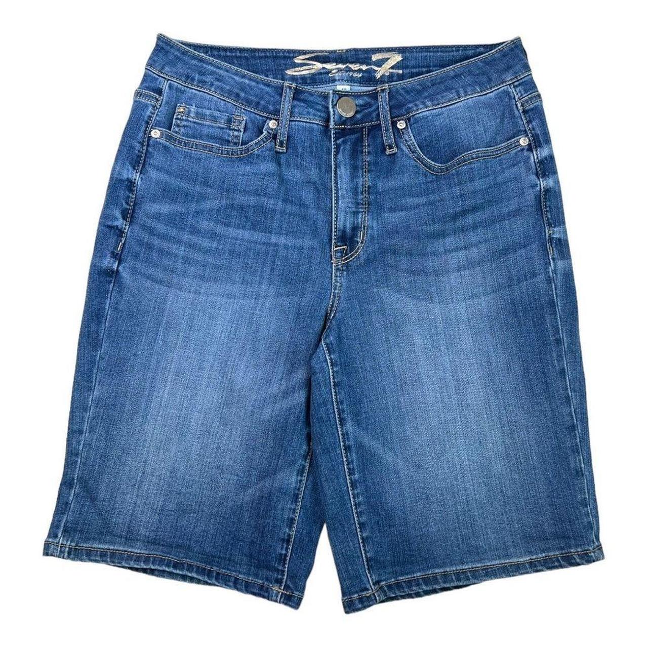 Ladies denim shorts size clearance 16