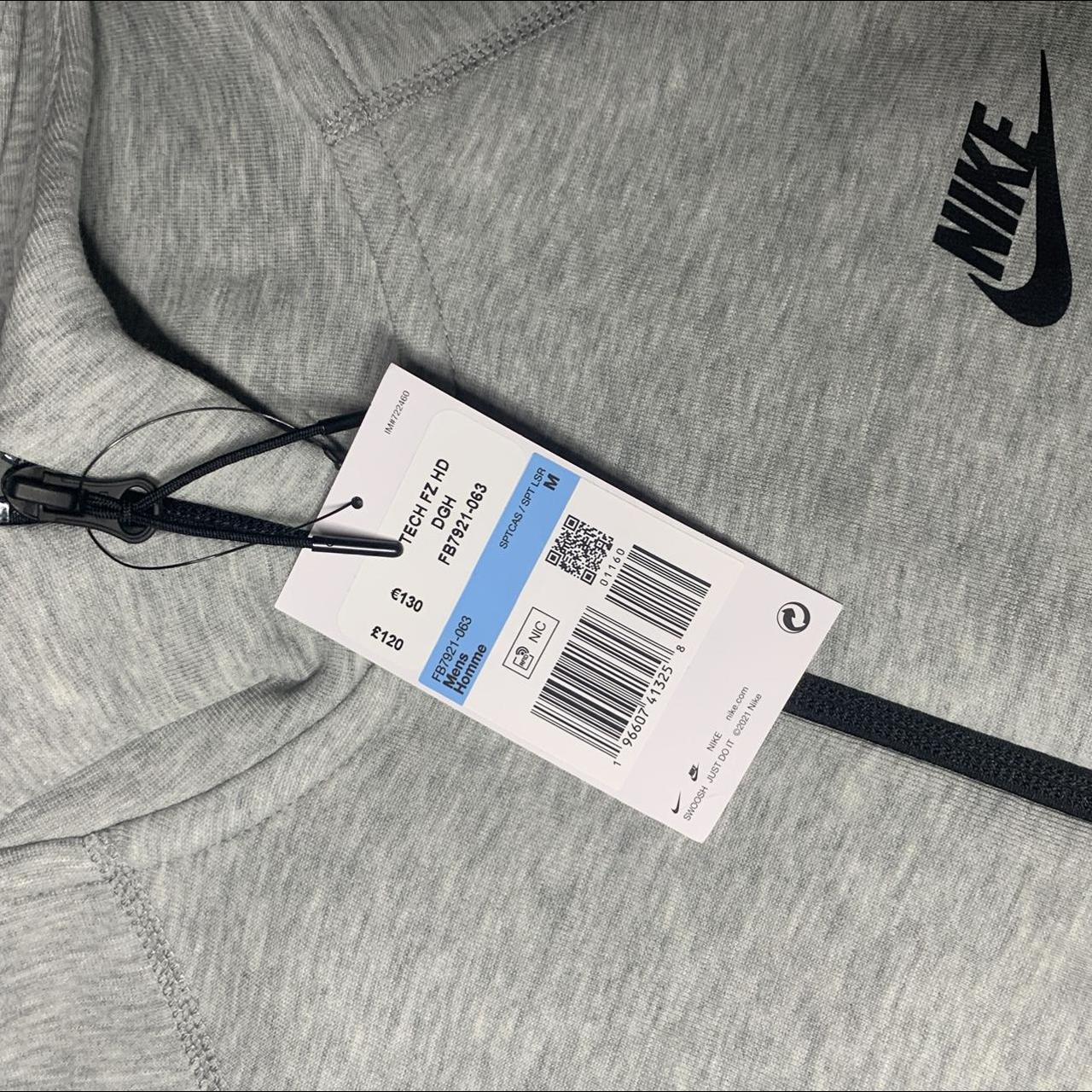 Grey Nike tech Size S & M available #nike... - Depop