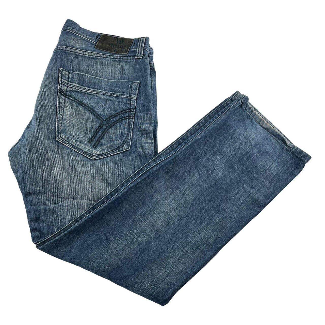 Henri Lloyd Blue Fade Denim Jeans Straight Leg W32... - Depop