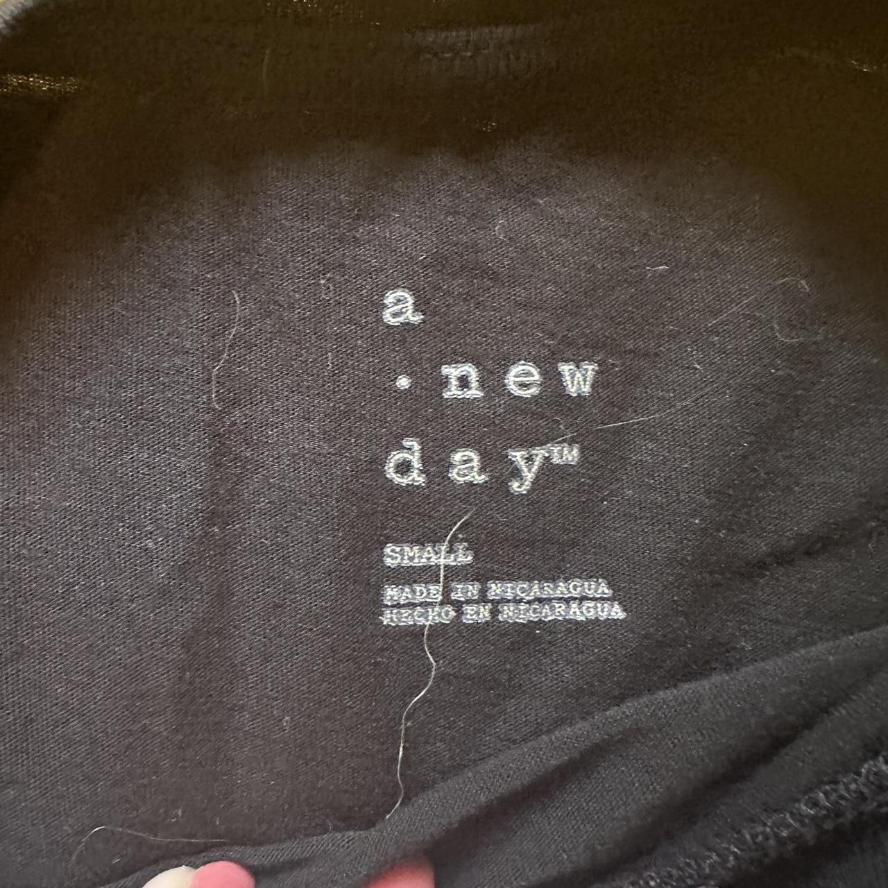 Plain black A New Day tshirt from Target in size small. - Depop