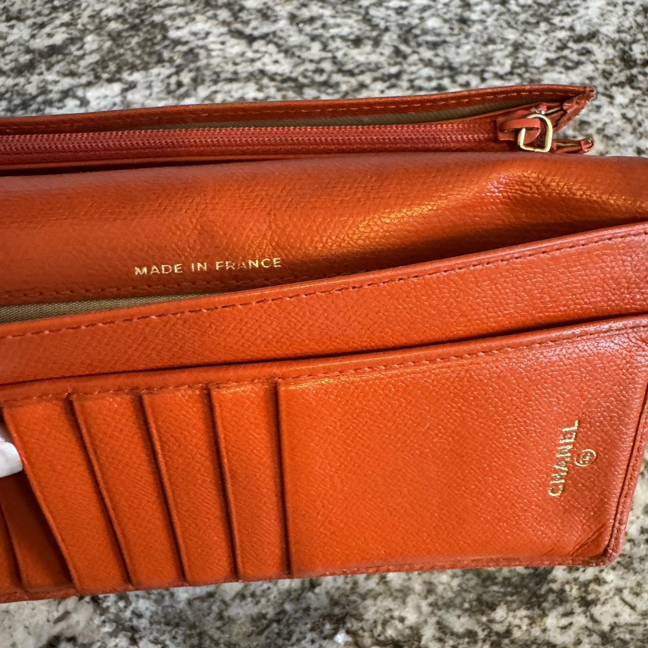 Chanel Women's Wallets Orange – Chanel Orange Long Wallet