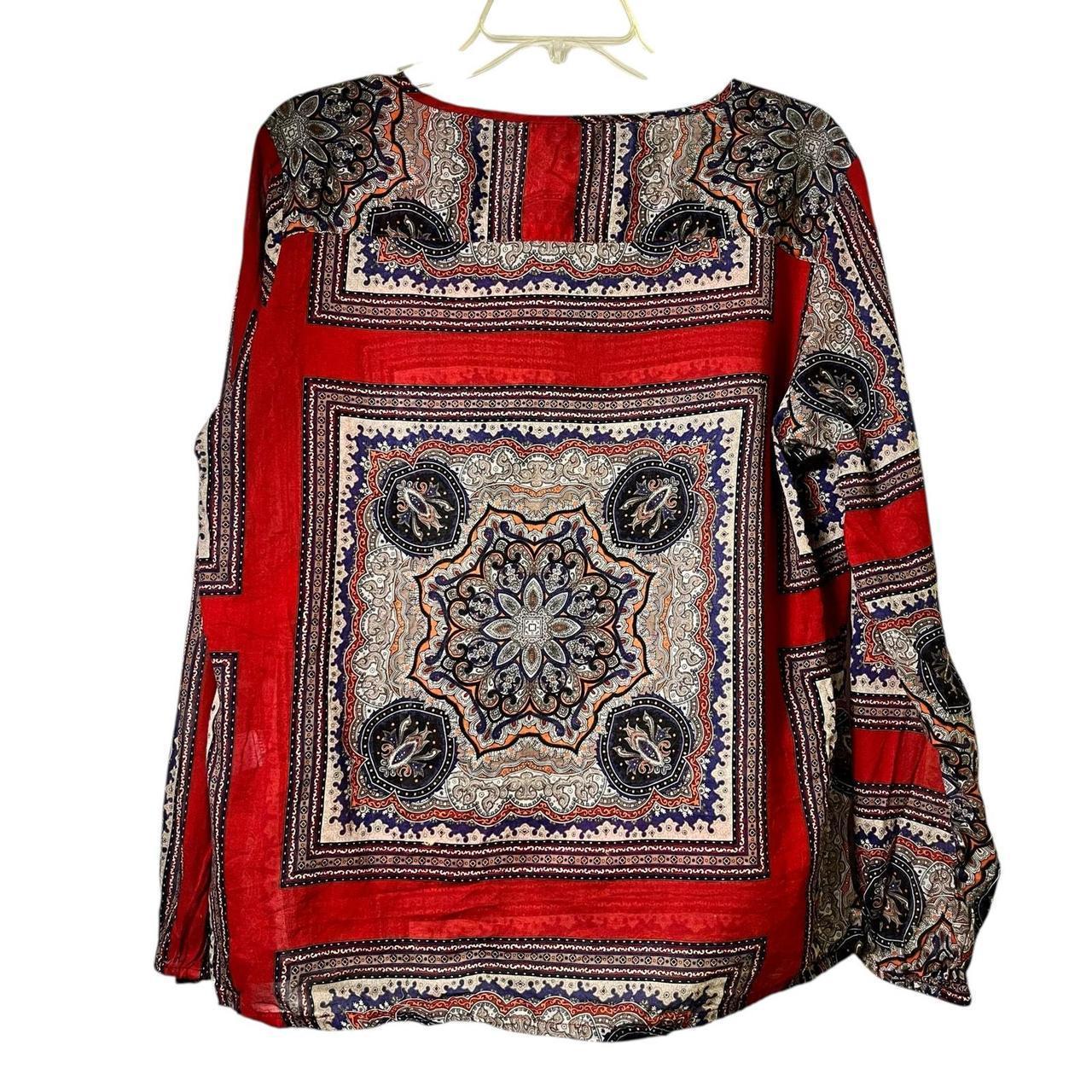 Source Unknown Women's Blouse - Red - L – Size 44… - image 5