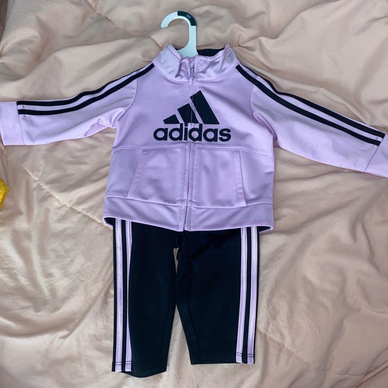 Babygirl adidas tracksuit Size months worn