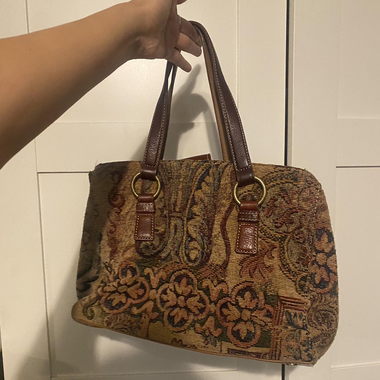 Fossil cheap tapestry handbag