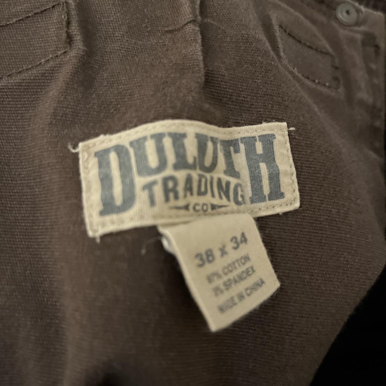 Duluth Trading Company Brown Cargo Pants In great... - Depop