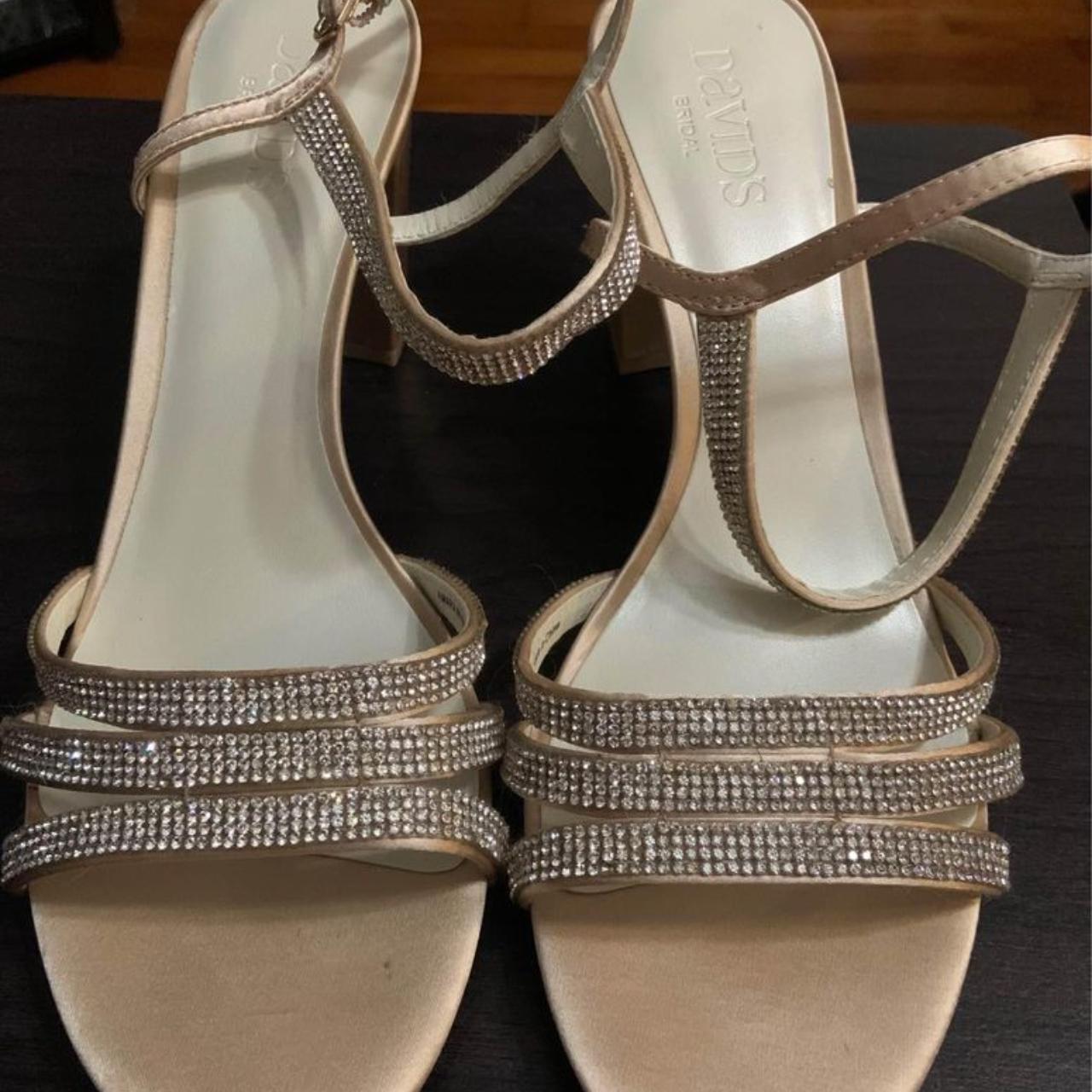 David's bridal hot sale silver sandals