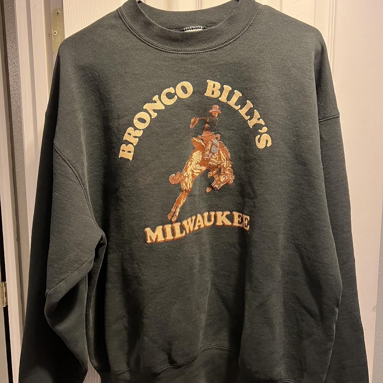 Vintage 1990s Bronco Billy's Milwaukee crewneck - Depop