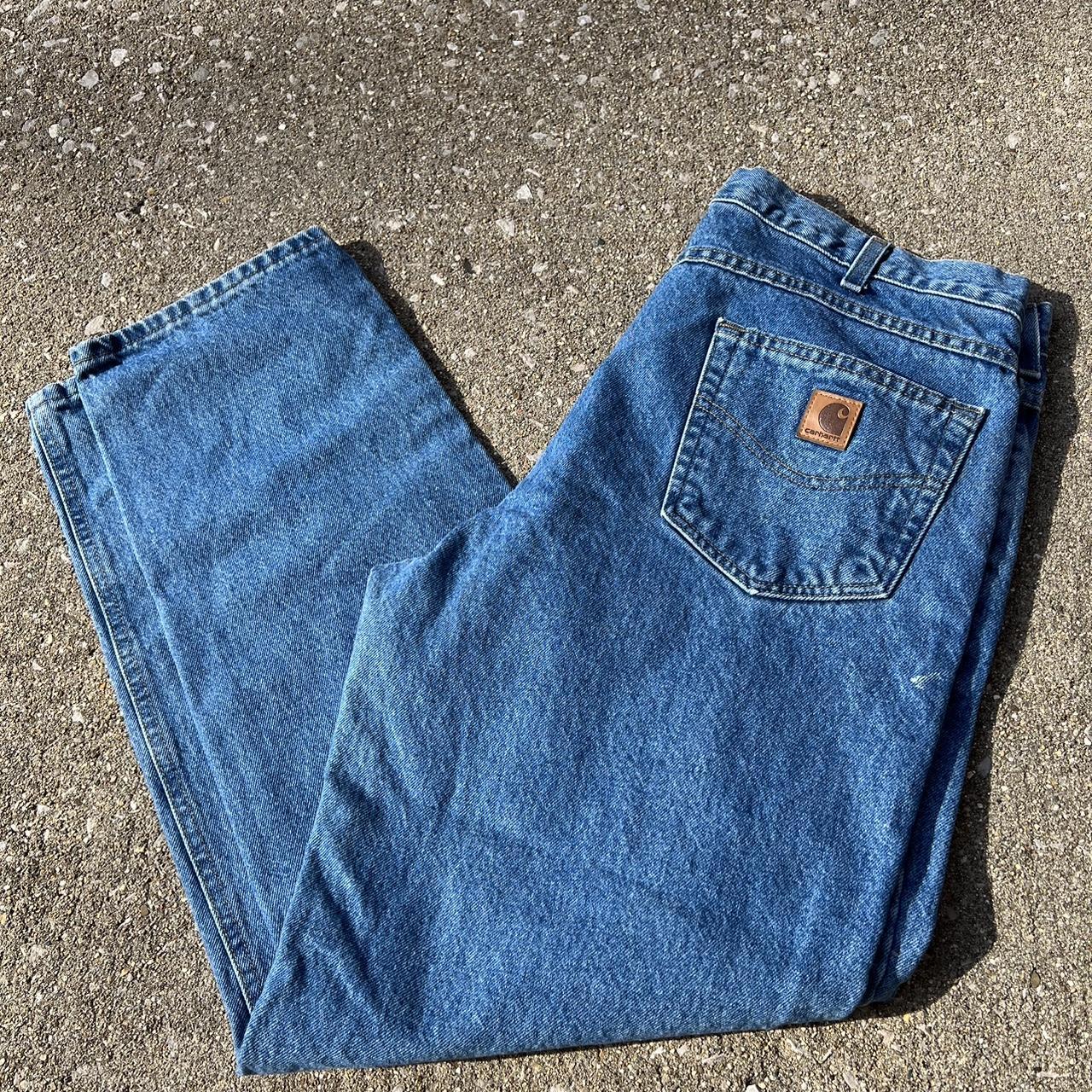 Mens B17 Carhartt Jeans Slightly Distressed Size Depop mens-b17-carhartt-jeans-slightly-distressed-size-depop