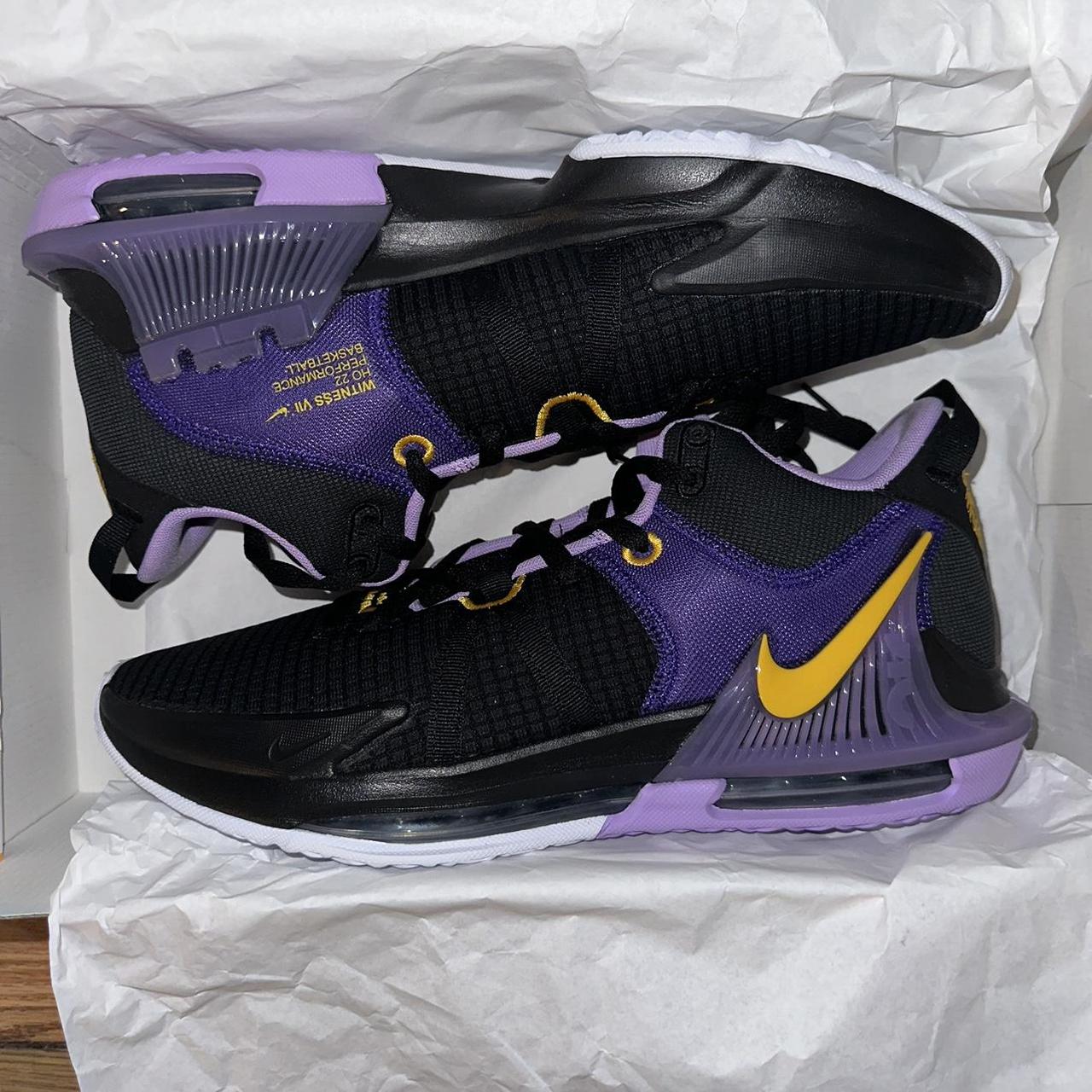 Lebron Witness 7s Laker colorway Brand new in size... - Depop