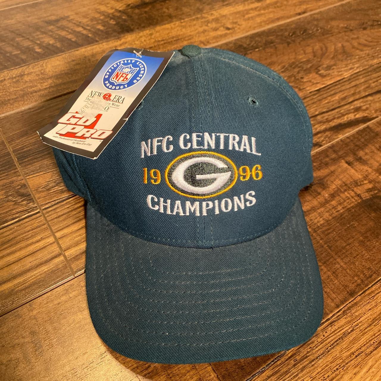 1996 Green Bay Packers NFC Champions Hat - Depop