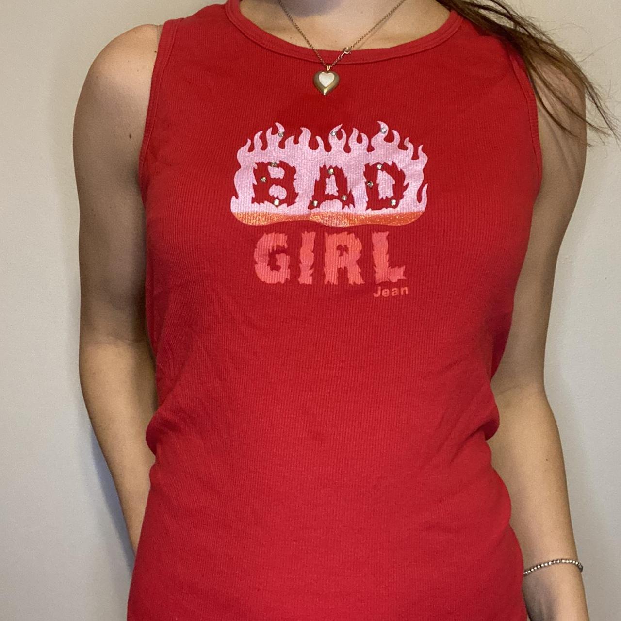 Women's Red Vest Depop