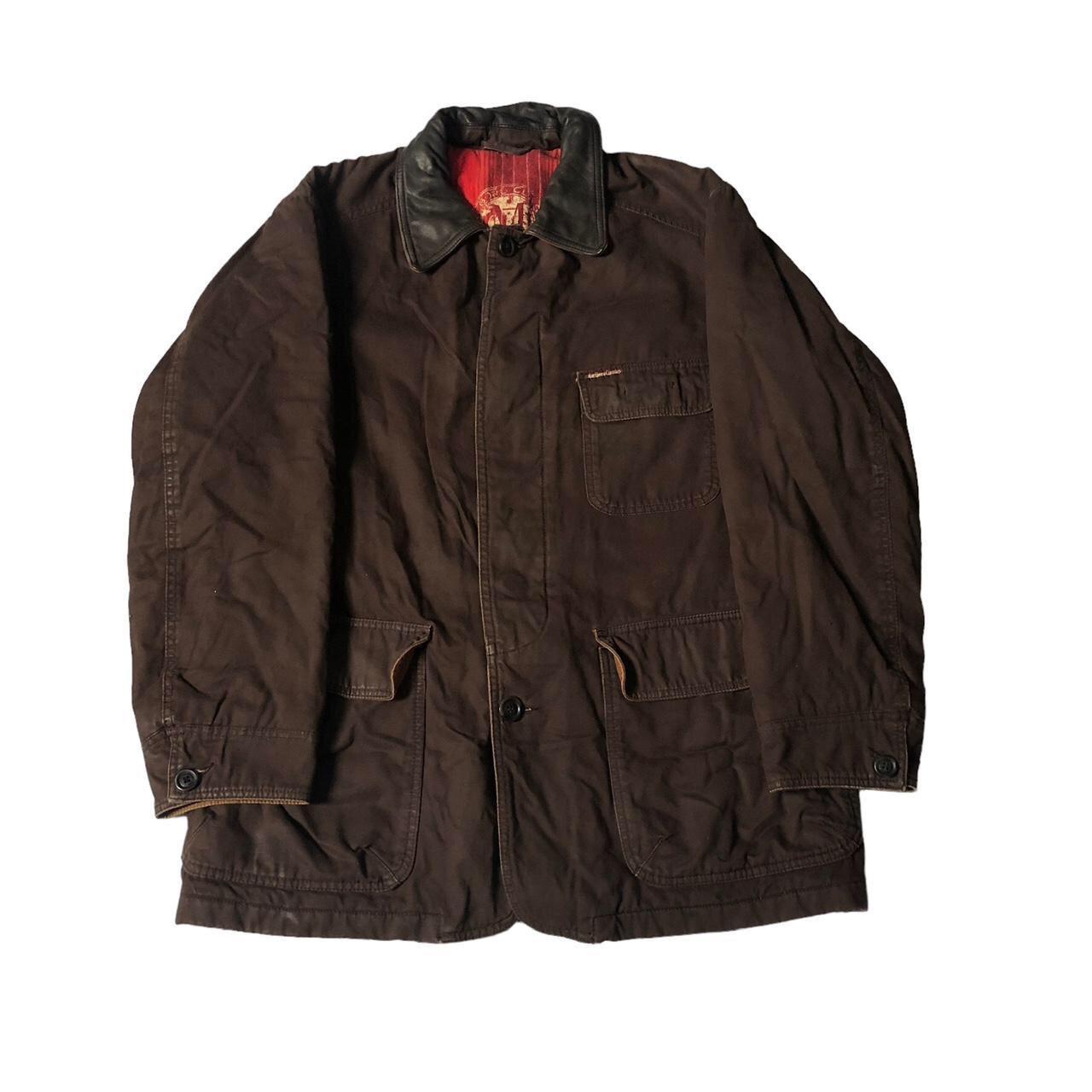 Marlboro Classics Men's Coat Brown Winter Depop