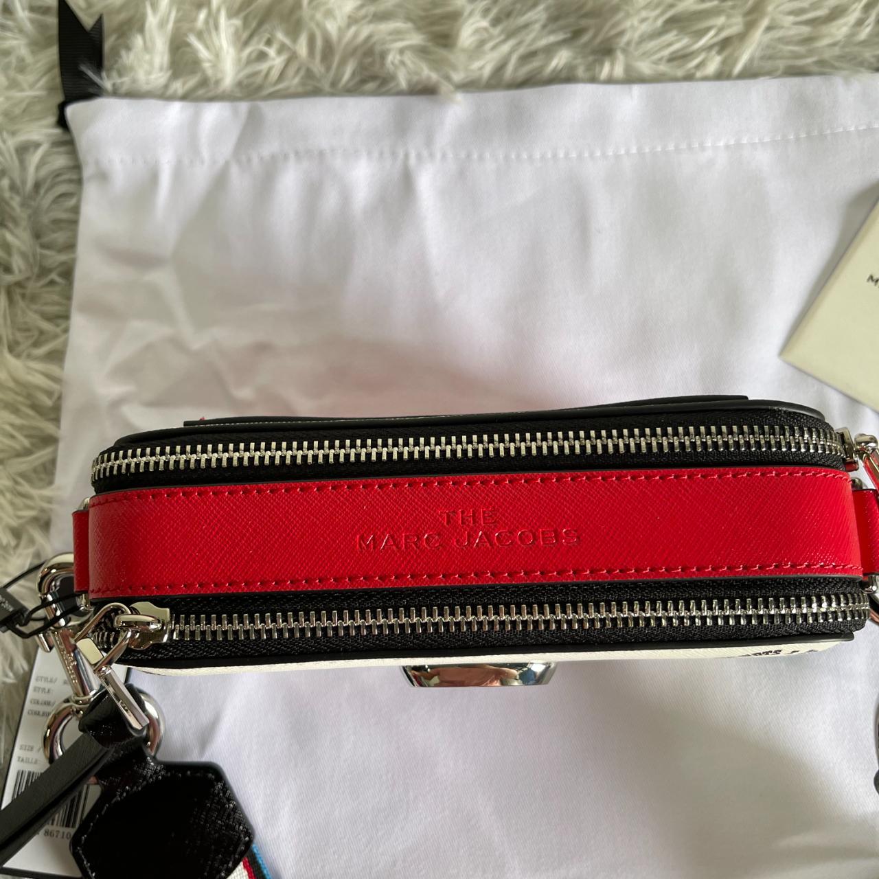 Marc Jacobs Snapshot bag in pink, red, black with a - Depop