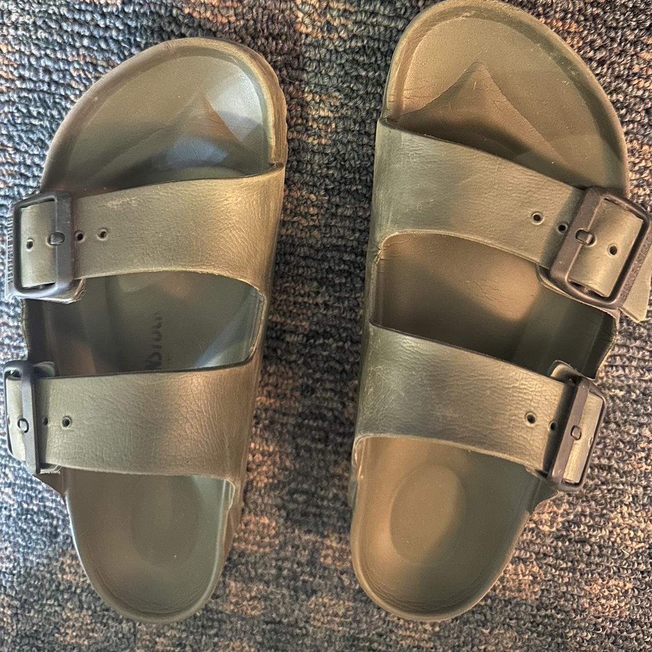 plastic birkenstocks women's
