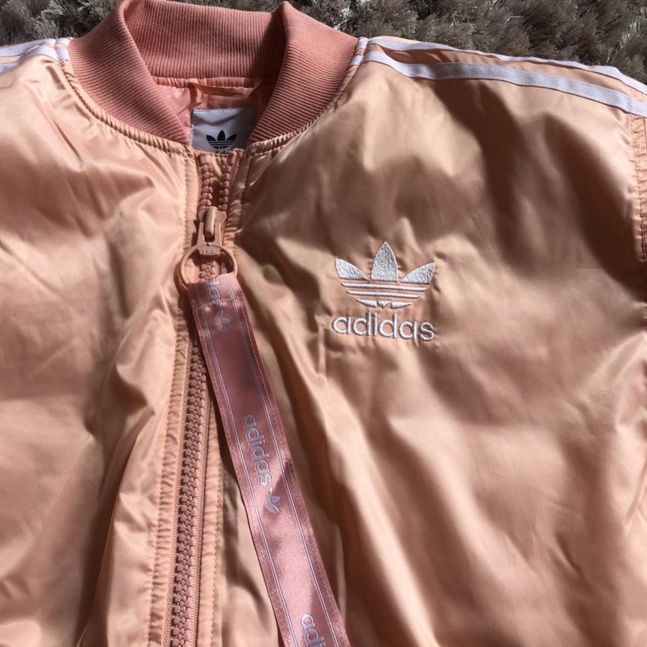 Rose gold adidas clearance jacket