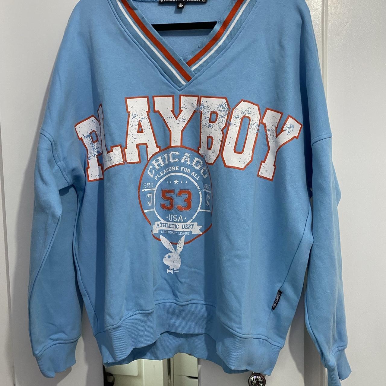 Playboy Jacket Playboy Playboy Satin Gold Varsity Letterman Jacket