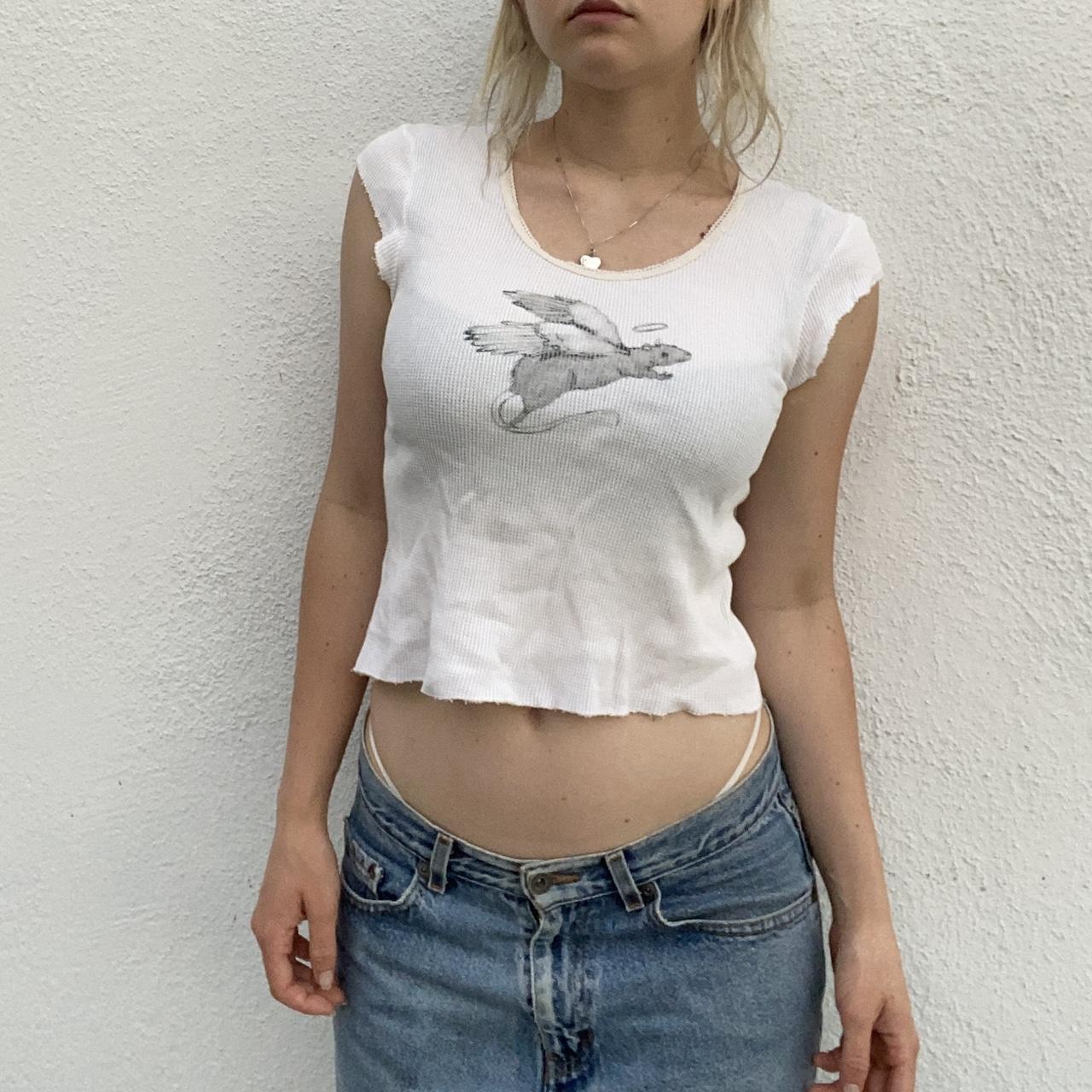 ANGEL RAT ONLY ONE Original Art on Brandy Melville... Depop