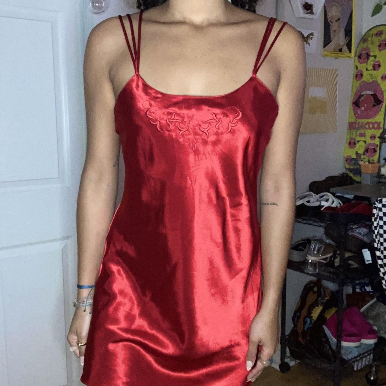 Victoria's Secret Women's Red Dress | Depop